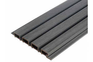 Реечная панель Тимбертекс коэкструзия  Cерый микс